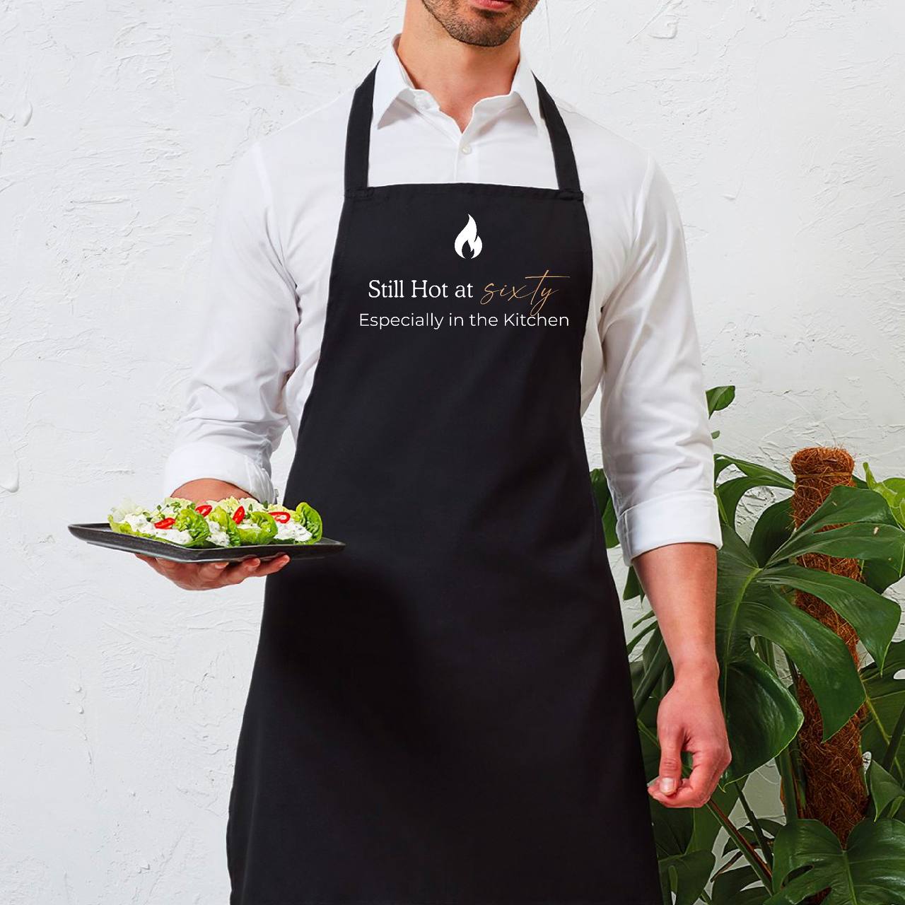 Funny 60th Birthday Apron Still Hot at Sixty