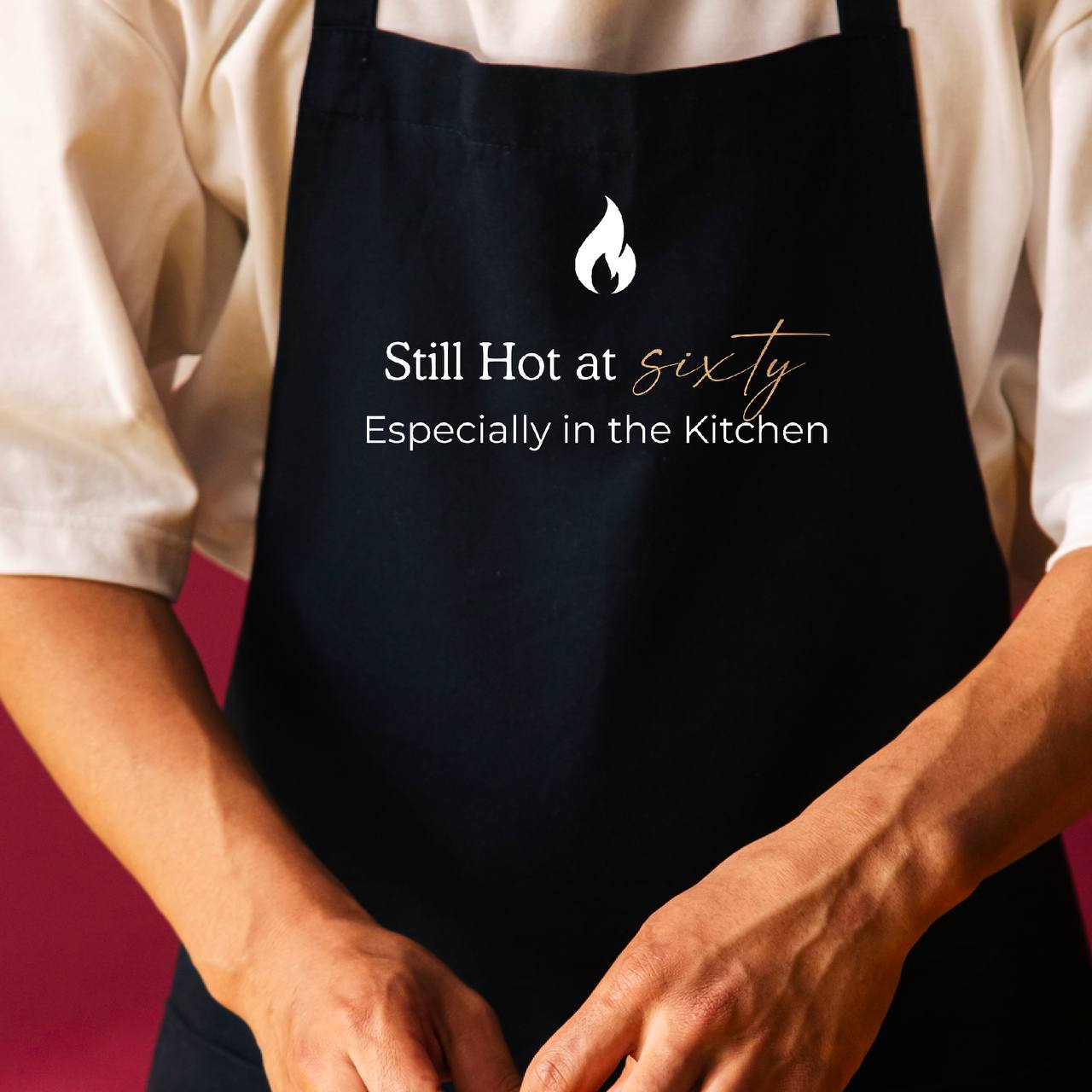 Funny 60th Birthday Apron Still Hot at Sixty