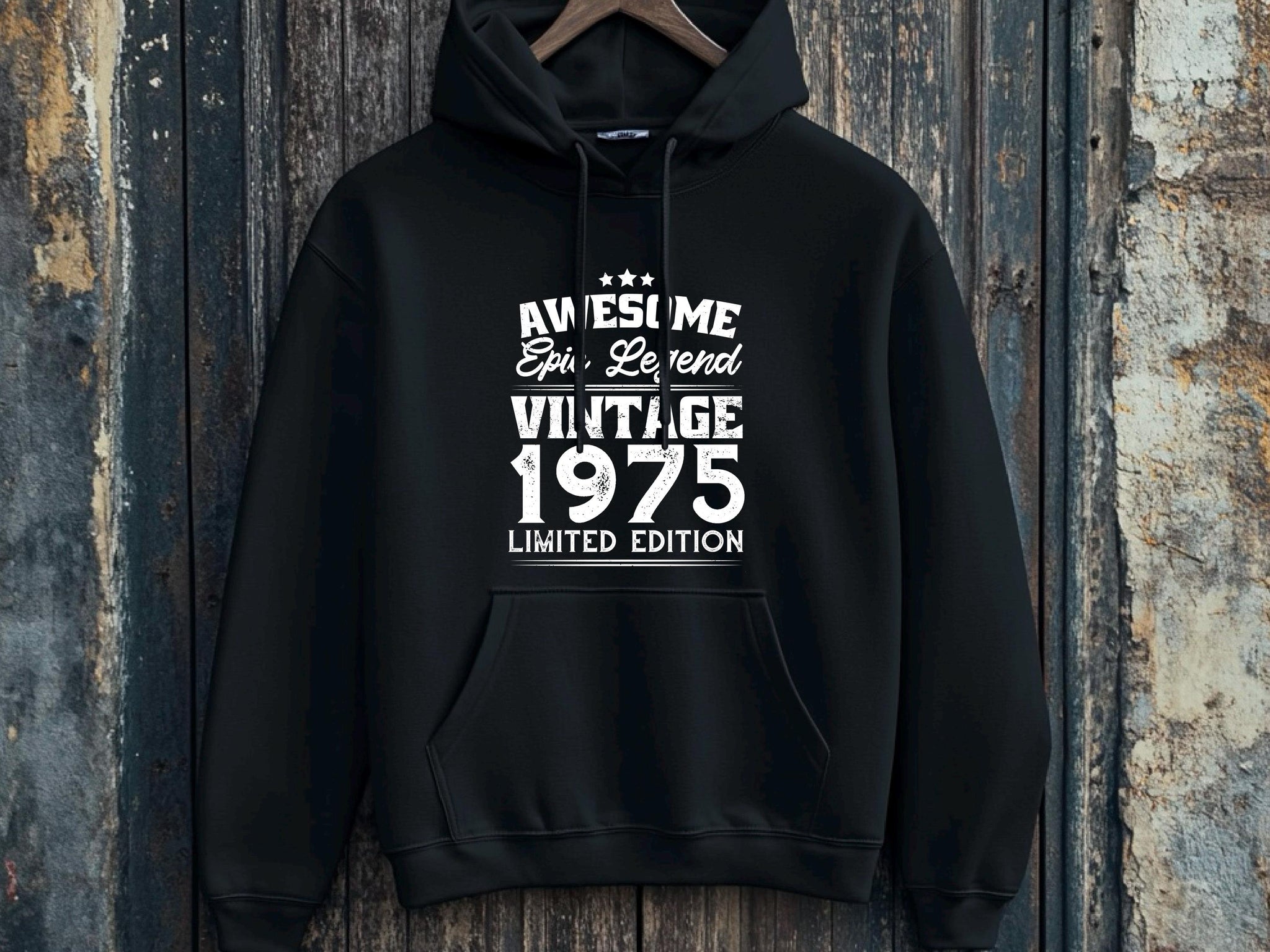 Epic Legend 1975 Hoodie | 50th Birthday Gift for Men | Funny 50th Hoodie | Born a Legend