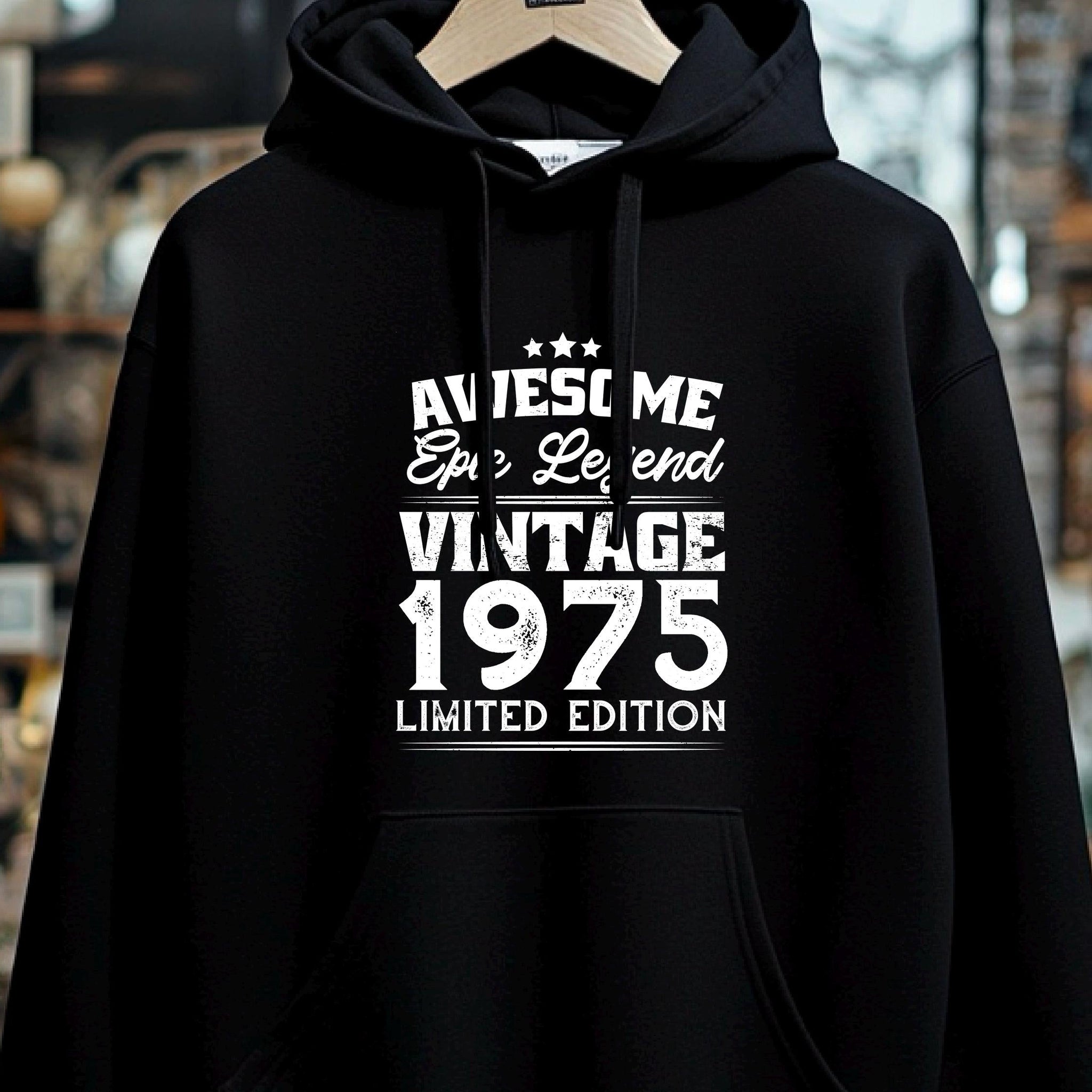 Epic Legend 1975 Hoodie | 50th Birthday Gift for Men | Funny 50th Hoodie | Born a Legend