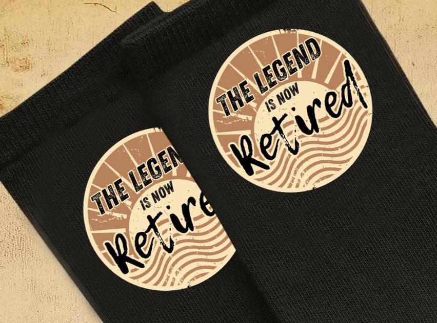 Officially Retired Socks – Funny Retirement Gift for Men & Women | Retirement Socks | Leaving Present | Happy Retirement Keepsake
