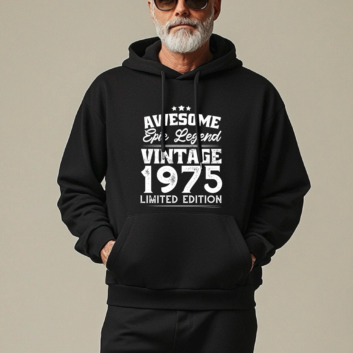 Epic Legend 1975 Hoodie | 50th Birthday Gift for Men | Funny 50th Hoodie | Born a Legend
