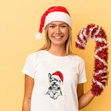 Yorkshire Terrier Christmas T Shirt | Cute Yorkie Xmas Tshirt | Funny Holiday Shirt For Dog Lovers | Gift For Men Women Kids