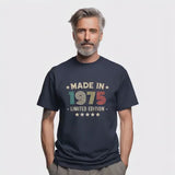 1975 50th Birthday T-Shirt | Funny 50th Gifts for Him, Gifts for Him | Classic 50th T-Shirt for Men