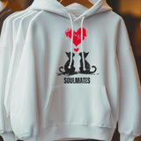 Banksy Inspired Soulmates Hoodie - Urban Street Art Love Fashion for Valentine's