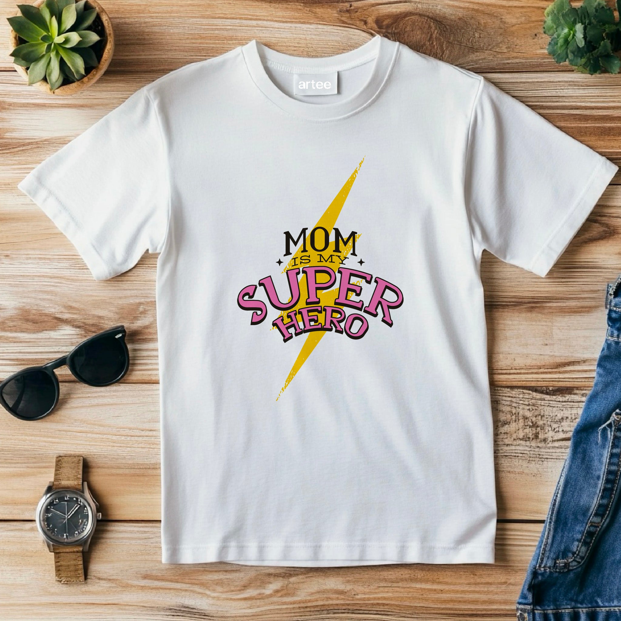 Superhero Mom T-Shirt – My Best Friend, My Forever Hero, Mother's Day Gift, Mom Shirt, Comic Book Style Tee, Super Mom Shirt, Gift for Mom