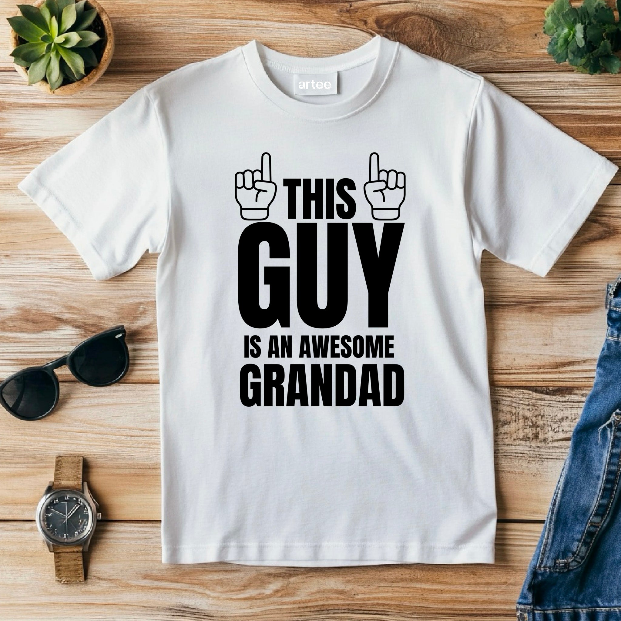 Awesome Grandad Customised T-Shirt – The Cool Daddy Gift