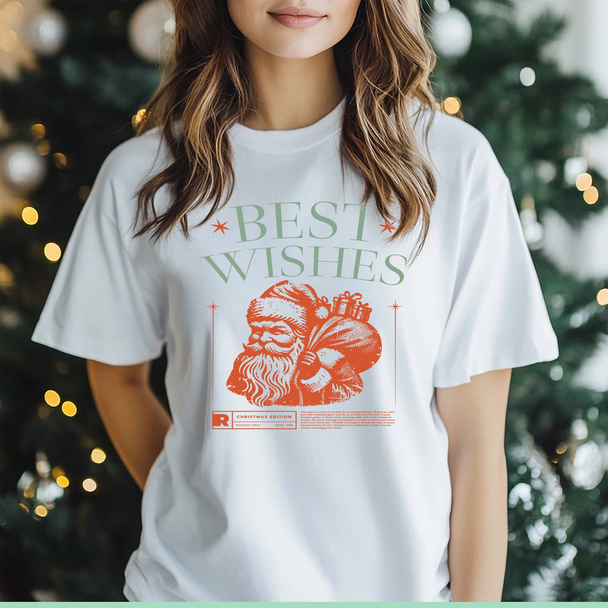 Christmas Edition Hoodie: Festive Outerwear, ESTD. 1989 Warmth & Love