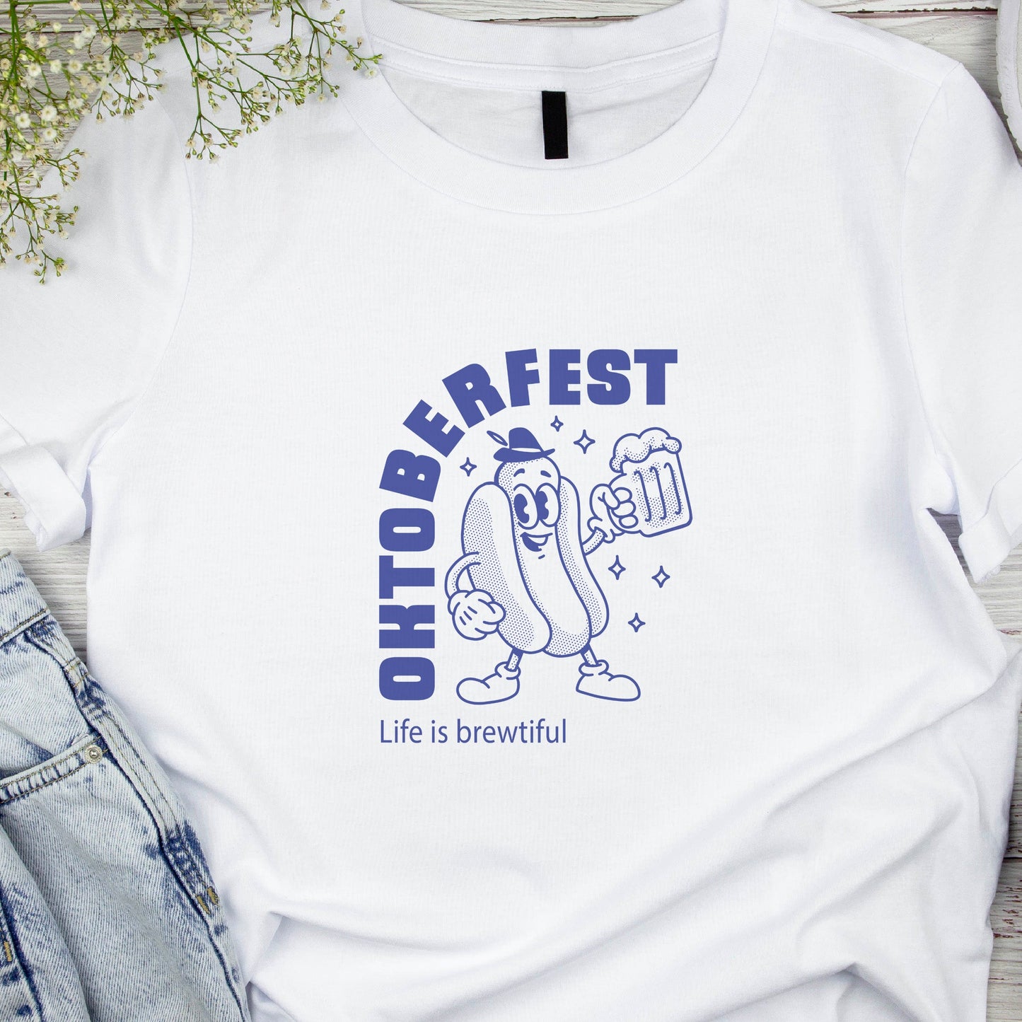 Oktoberfest T-Shirt – Funny Beer Festival Tee – Bavarian Costume Shirt – German Party Outfit – Lederhosen Style – Beer Lover Gift