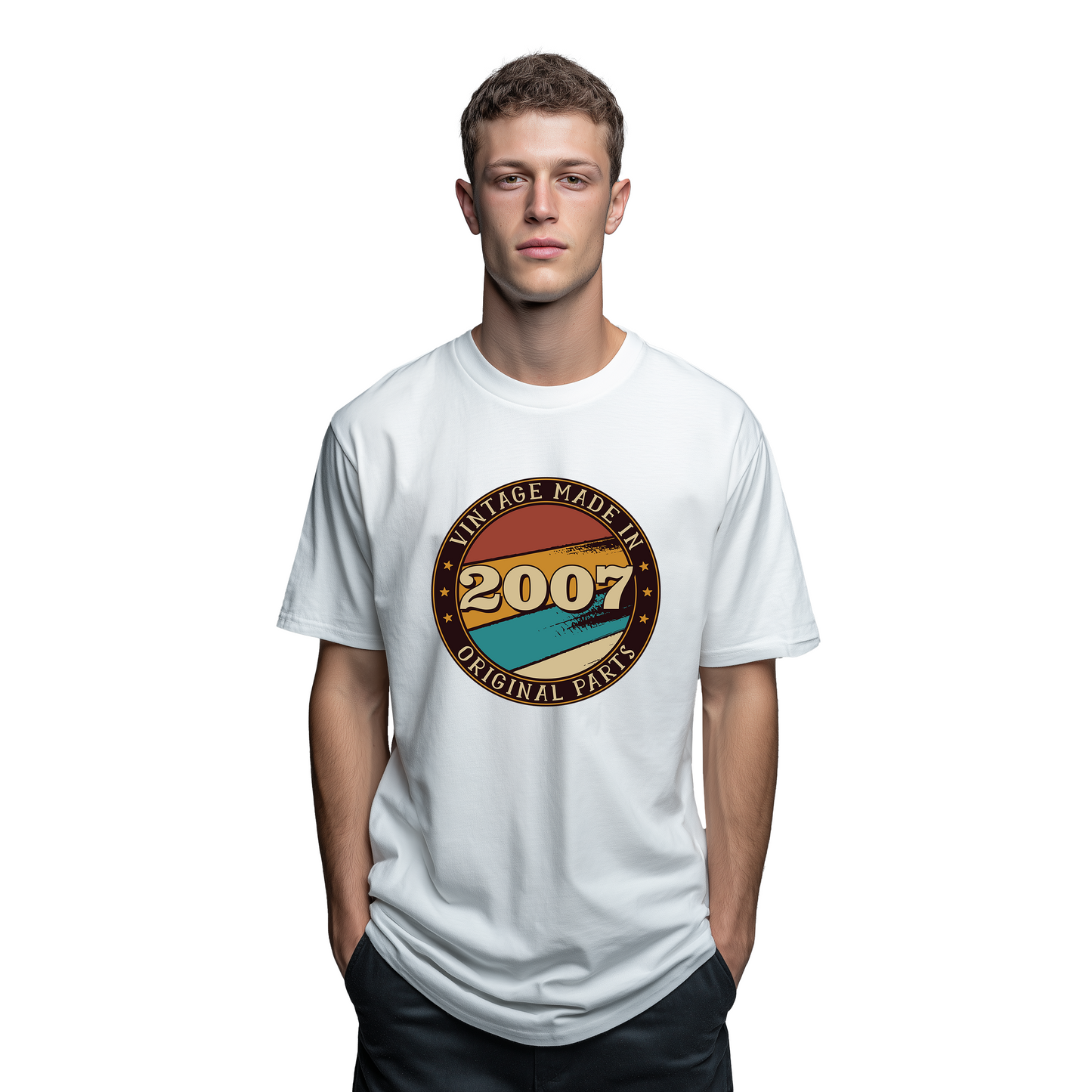 2007 18th Birthday T-Shirt, Made with Original Parts T-Shirt, Funny 18th Birthday Gift, 18th Gifts, 18th T-Shirt